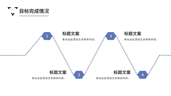 蓝紫极简风工作汇报PPT模板