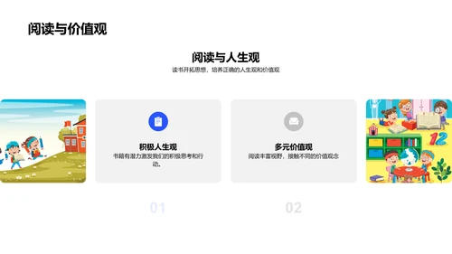 二年级阅读教育讲座PPT模板