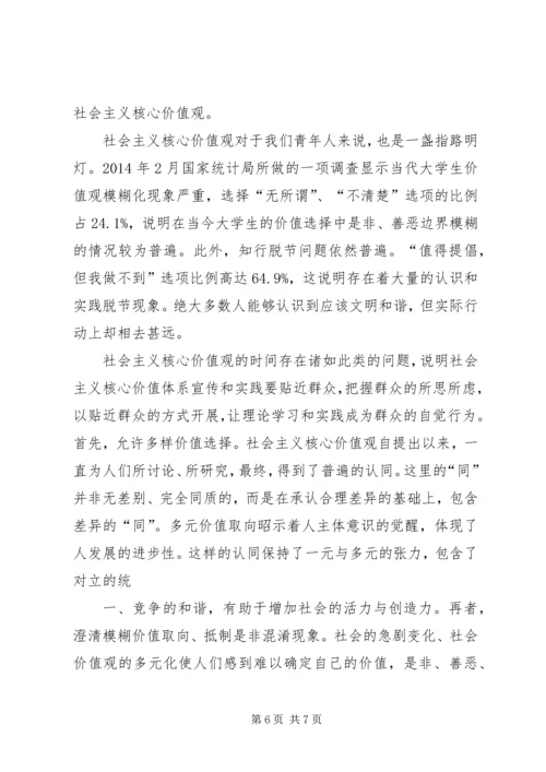 学习社会主义核心价值观的心得体会 (4).docx