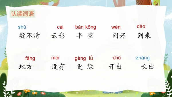 课文8《雨点儿》-（教学课件）