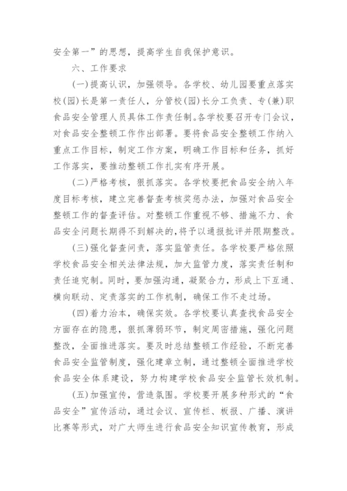 全国食品安全宣传周活动策划方案5篇.docx