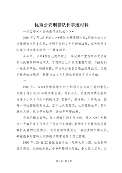 优秀公安刑警队长事迹材料 (3).docx