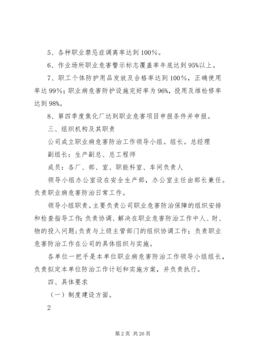 职业健康防治计划和实施方案.docx