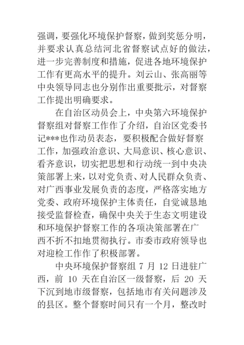 在做好迎接中央环保督察工作部署-动员会议上讲话.docx