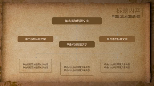 开头视频片头打开卷轴复古ppt动态模板