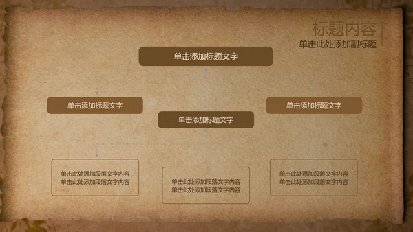 开头视频片头打开卷轴复古ppt动态模板