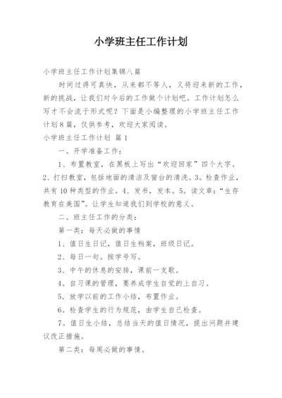 小学班主任工作计划_315.docx