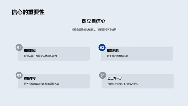 初三学习压力应对PPT模板