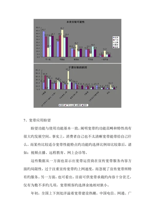 中国宽带业务调查汇总报告.docx