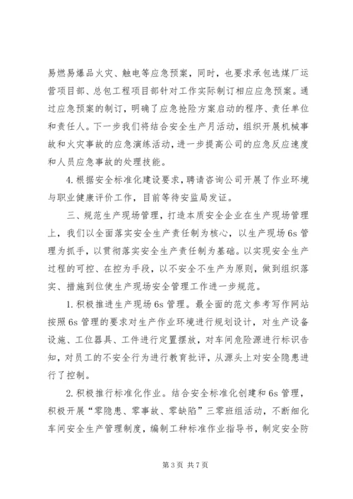 安全生产工作汇报材料,(4000字).docx