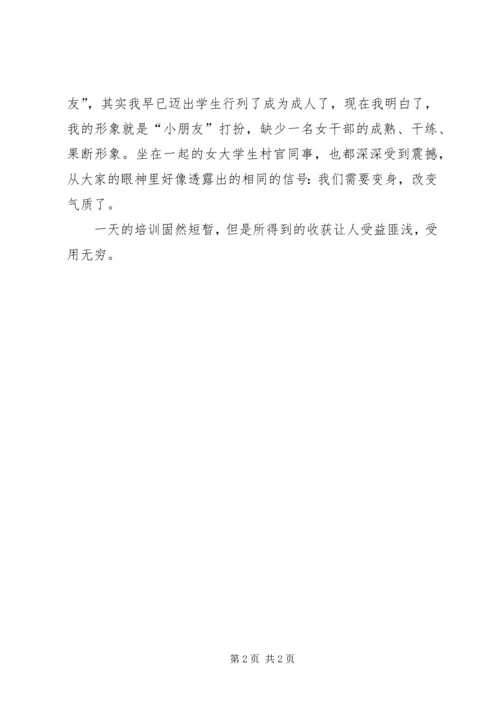 女干部培训心得 (2).docx