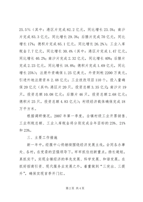 乡镇贯彻落实经济工作会议汇报.docx