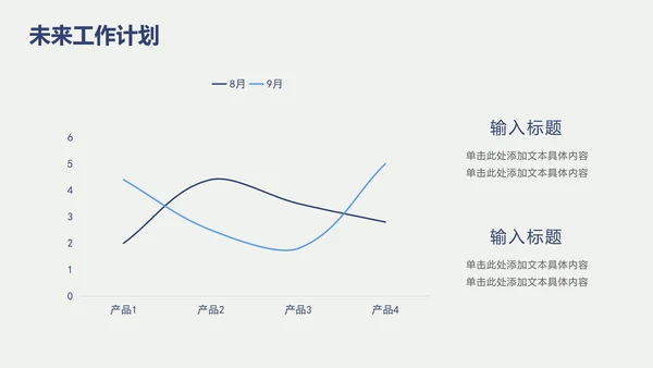 白色高级极简通用PPT模板