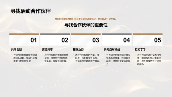 金融交流活动策划PPT模板