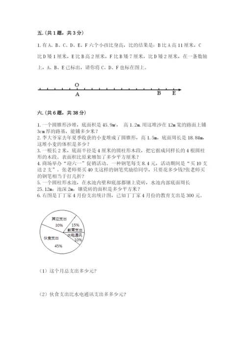 海南省【小升初】2023年小升初数学试卷及参考答案（实用）.docx