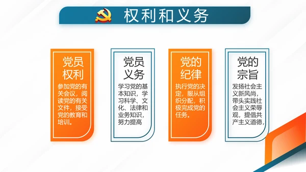 党员党建党支部年终工作总结学习教育动态PPT