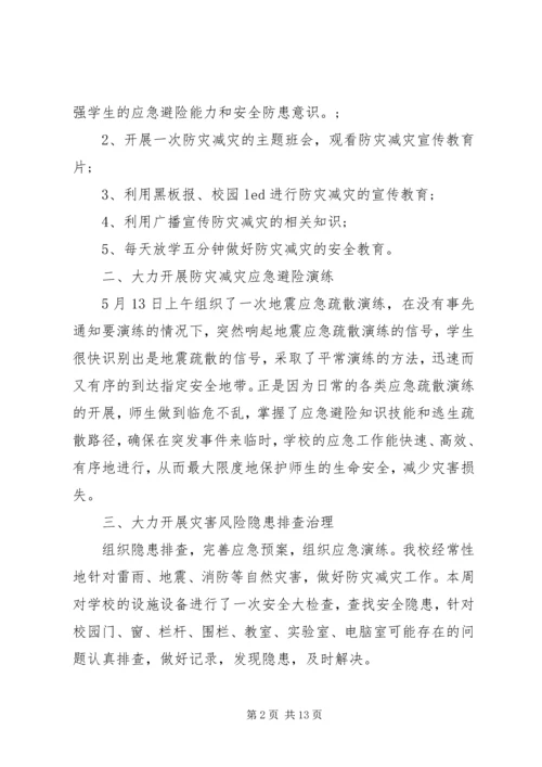 全国防灾减灾日主题宣传活动总结.docx