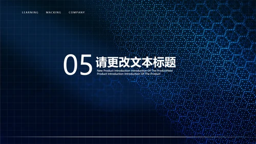 商务科技纹理新品发布会汇报PPT模板