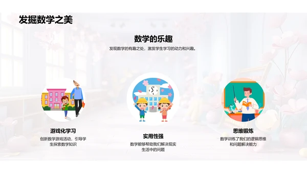 数学实际运用教学PPT模板
