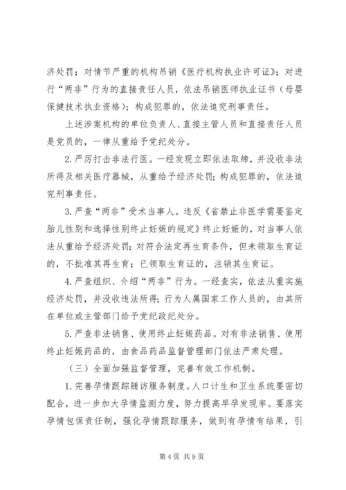 计生委两非整治工作方案.docx