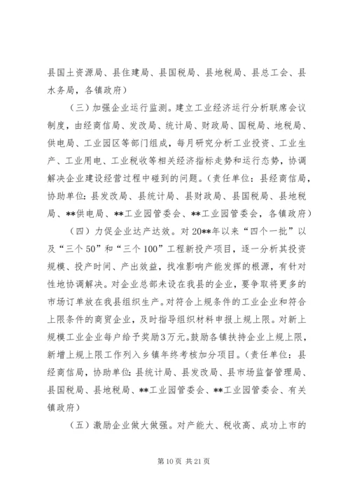 促进工业经济加快发展的意见.docx