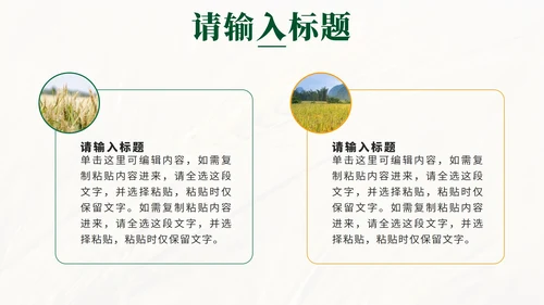 绿色简约实景全民推进乡村振兴PPT模板
