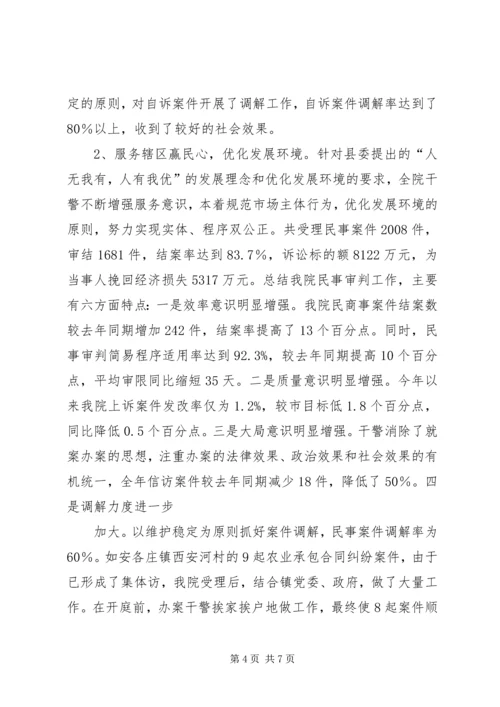 人民法院年度工作总结.docx