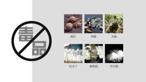 青少年禁毒宣传安全教育通用PPT模板