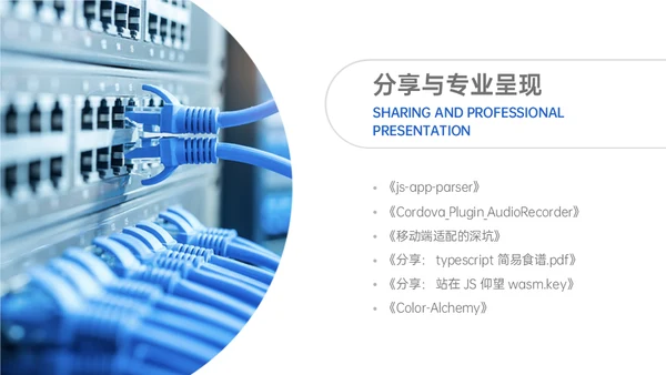 前端开发工程师年度职级晋升陈述通用PPT模板