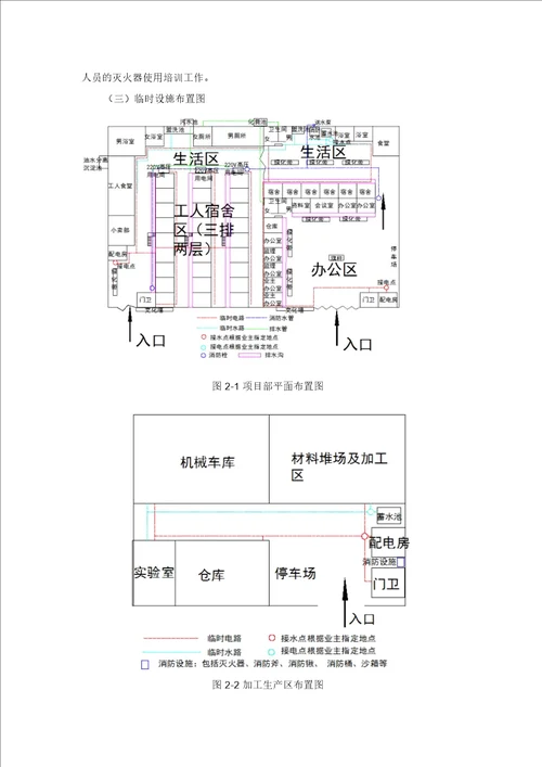 (完整word版)2-施工现场平面布置图和临时设施、临时道路布置