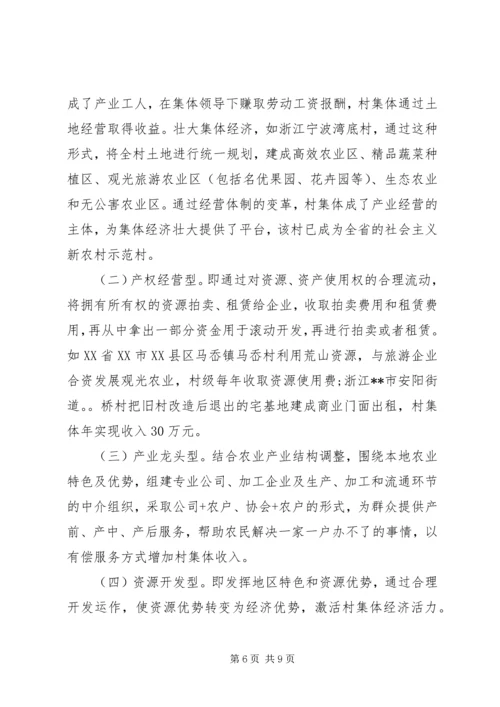 发展壮大村级集体经济调研报告 (2).docx