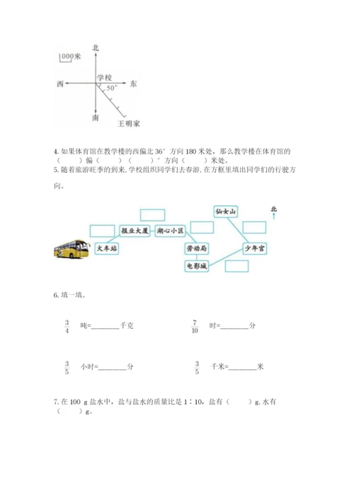 小学六年级上册数学期末测试卷（网校专用）word版.docx