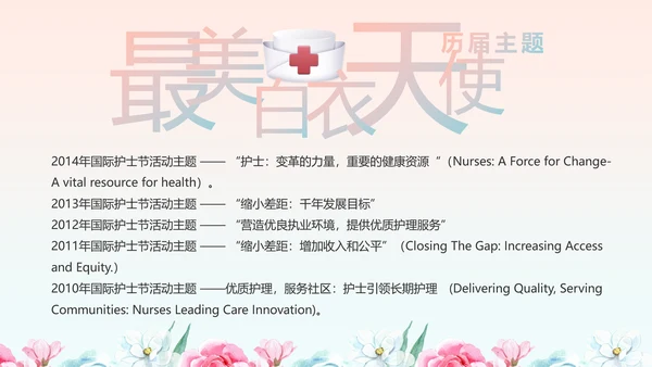 5.12国际护士节活动主题演讲PPT