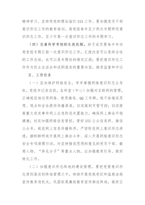【意识形态】2022年度贯彻落实意识形态工作责任制实施方案.docx