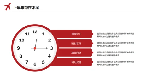 简约型上半年工作总结通用PPT模板