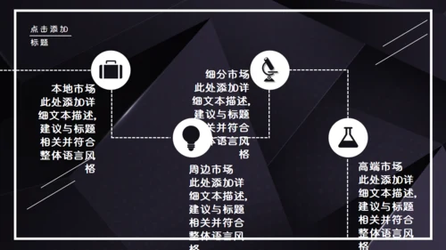 黑色企业宣传公司介绍通用PPT模板