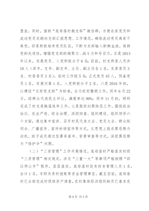 村级巡查汇报材料.docx