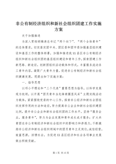 非公有制经济组织和新社会组织团建工作实施方案.docx