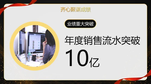 商务大气科幻赢战公司年终总结年会PPT模板