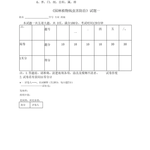 园林植物病虫害防治