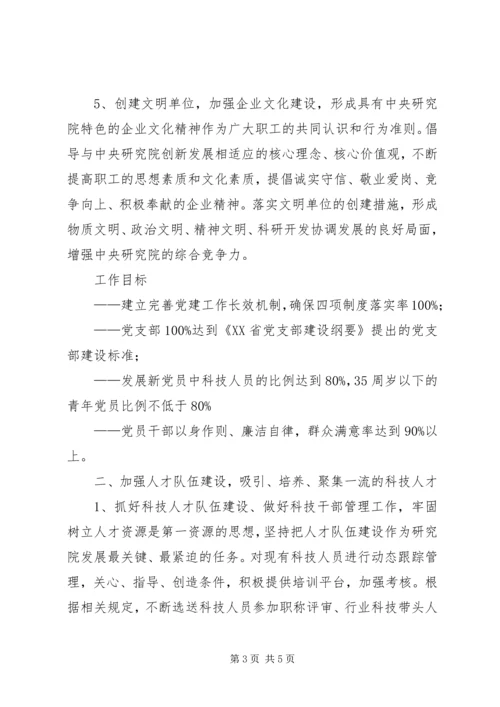 研究院党群办公室十一五工作规划 (2).docx