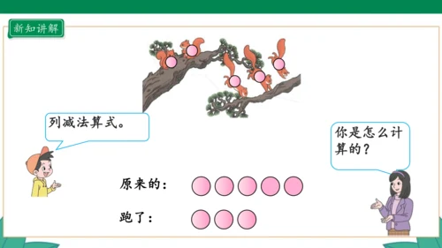 人教版1年级上册 3.6 减法 教学课件（共33张PPT）