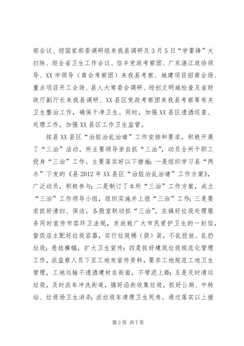 城管局环卫所年度报告.docx