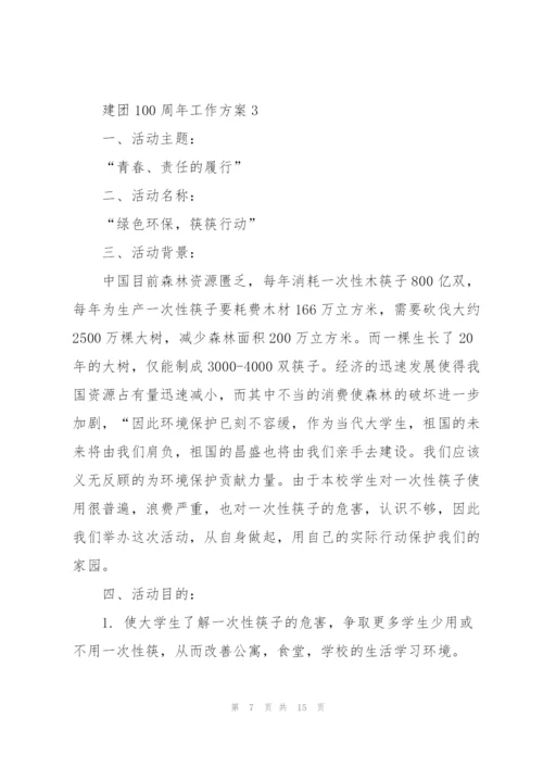 建团100周年工作方案5篇.docx