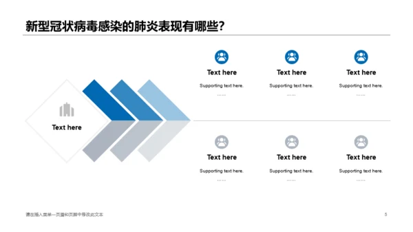 蓝色简约医疗健康工作总结PPT案例