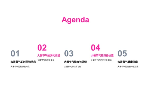 大暑节气文化讲座PPT模板