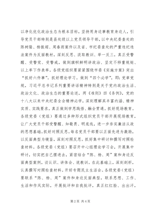 全市“两学一做”学习教育常态化制度化暨“讲政治、重规矩、作表率”专题警示教育推进会致辞稿.docx