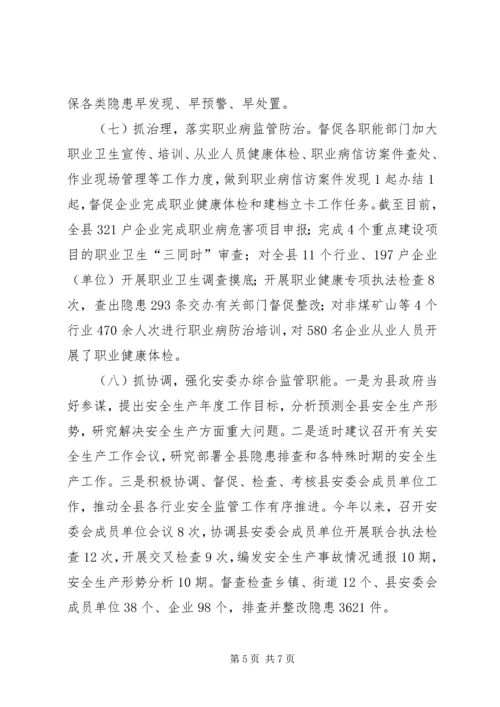 乡镇安监局年度工作总结.docx