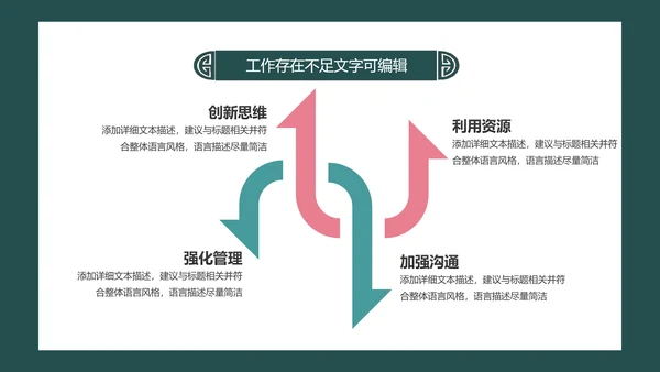 简约小清新工作总结计划PPT模板