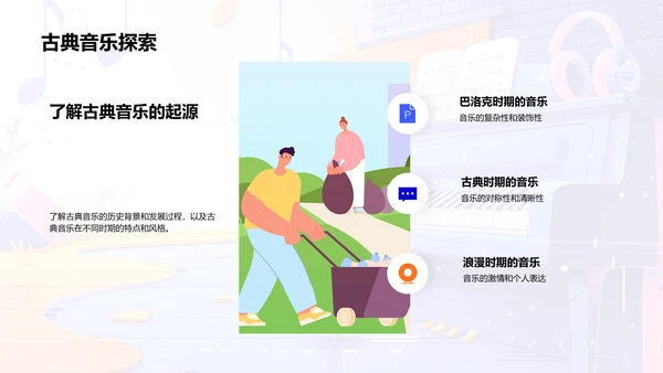 音乐欣赏教学报告PPT模板